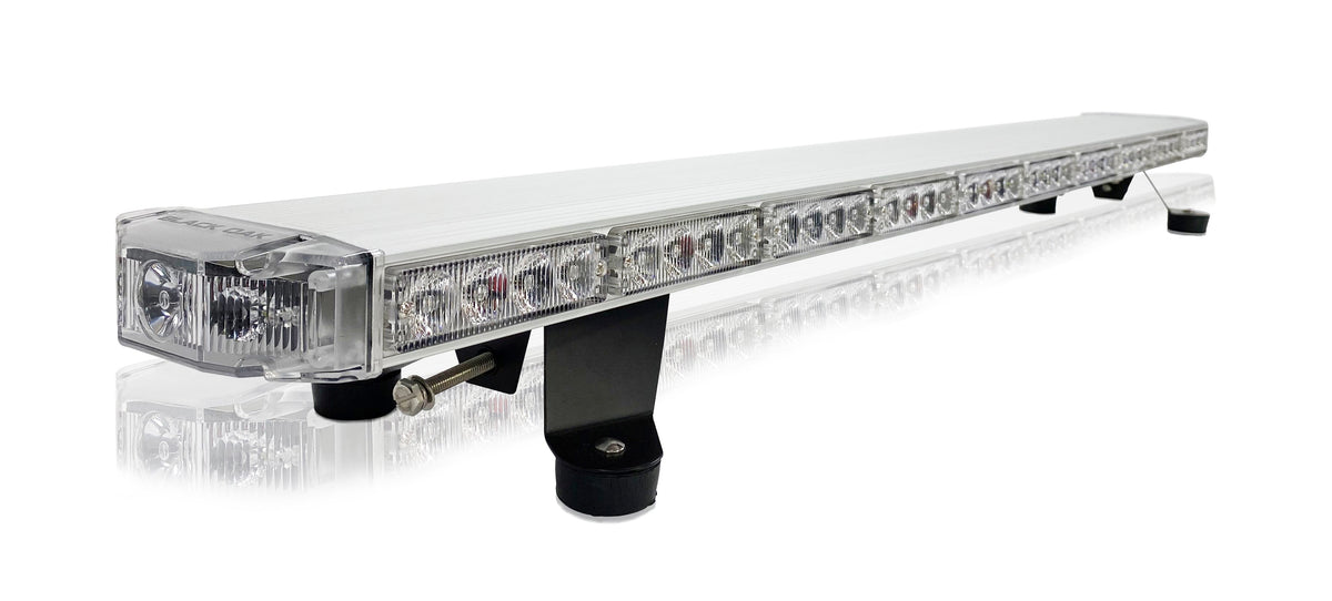 A 48-inch Black Oak LED double row light bar hero shot, the Black Oak LED light bar prize featured in the giveaway.