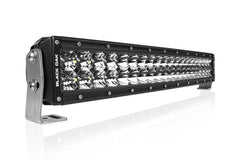New - 20 Inch Curved Double Row: Black Oak LED Pro Series 3.0 Dual Row LED Light Bar - Combo, Flood, or Spot Optics (120w/200w)
