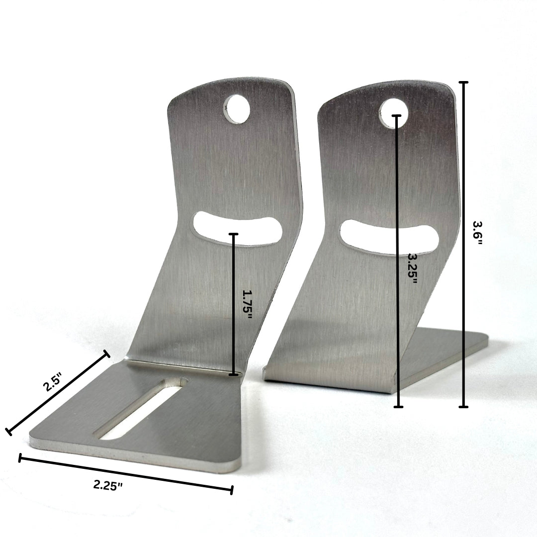 Double Row Light Bar - Slotted Adjustable Bracket