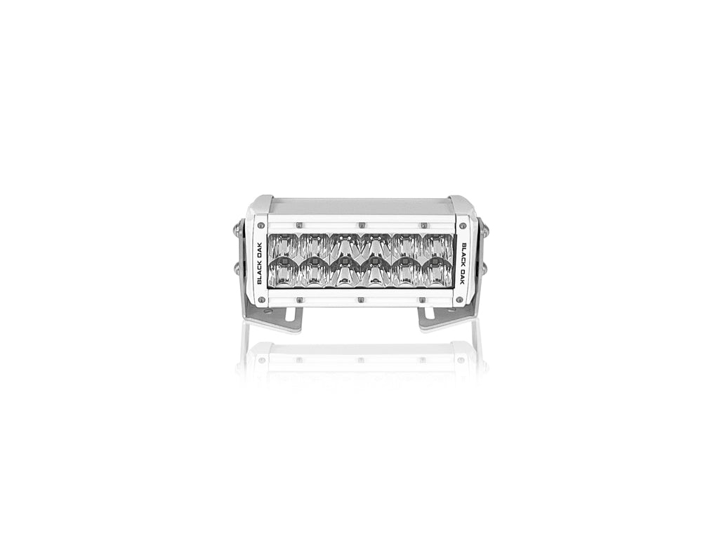 6 Inch Marine LED Light Bar – Double Row | Spot, Flood, or Combo Optics | Pro Series 3.0 (60W)