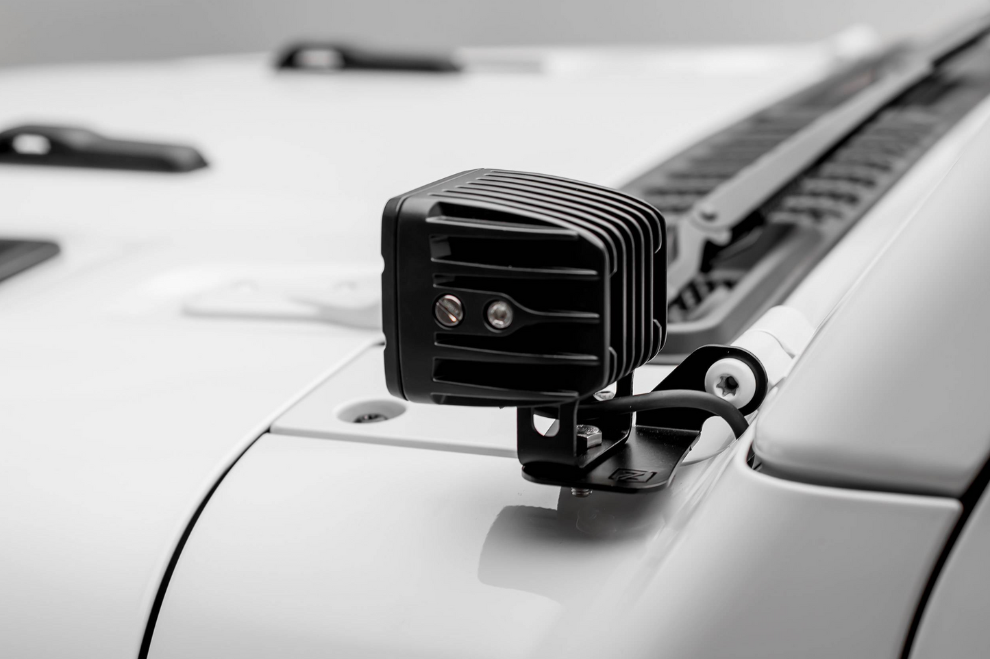 2018-2025 Jeep JL, Gladiator A Pillar LED Kit with (2) 3 Inch LED Pod Lights