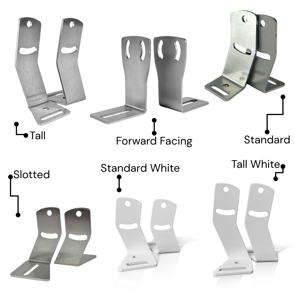 Double Row Light Bar - Mounting Brackets
