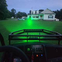 New - 10 Inch Green LED Hog Hunting LED Light Bar - Combo Optics - Black Oak LED Pro Series 3.0