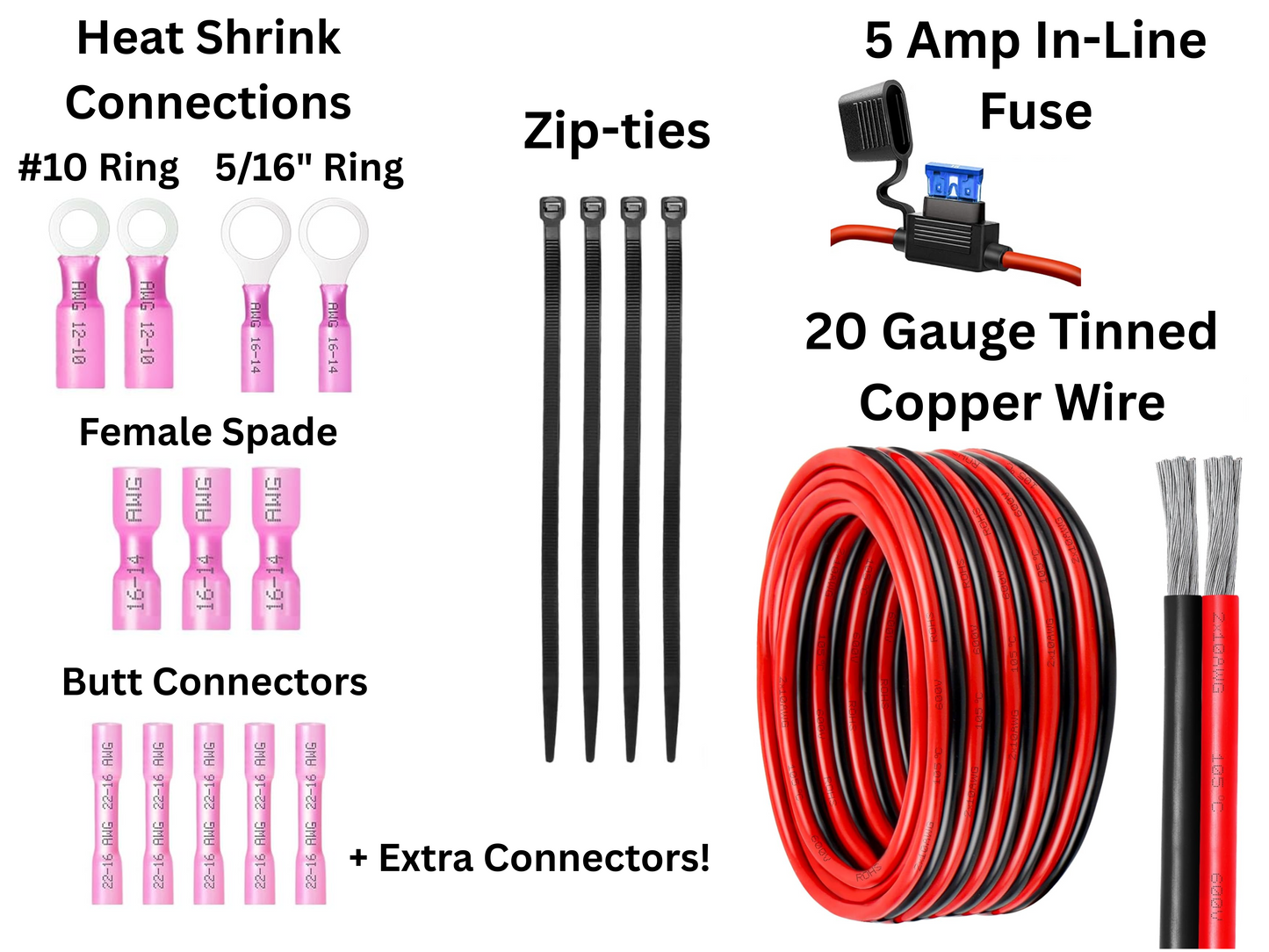 Accent/Rock Light - Wiring Kit