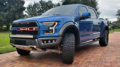 (17-21) Ford F150 Raptor - Lower Bumper Fog Light Pod Kit (17-21) Ford F150 Raptor - Lower Bumper Fog Light Pod Kit