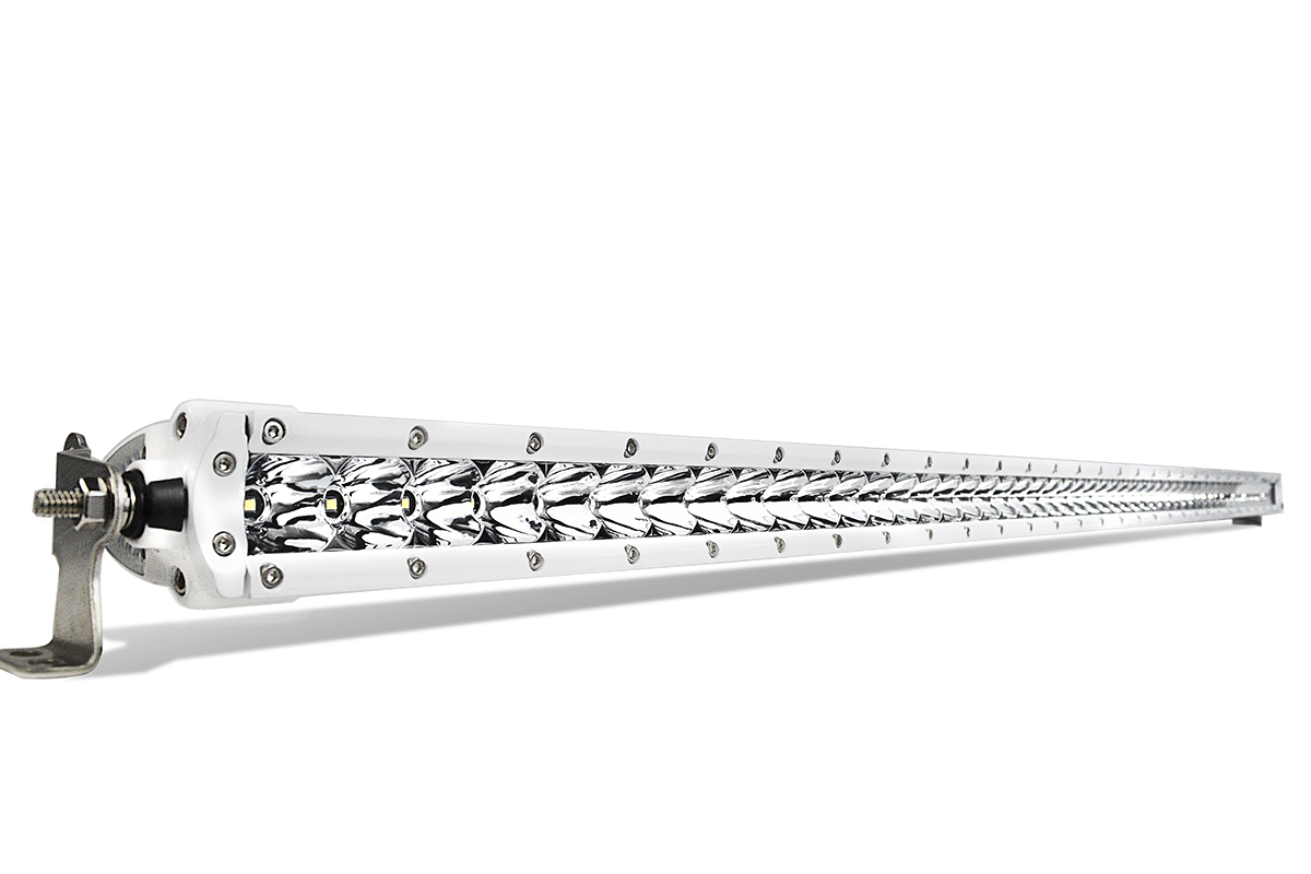 50 Inch Marine Single Row: Black Oak LED Pro Series 3.0 - 5 Watt Combo LED Light Bar - Spot & Flood Optics (250w)