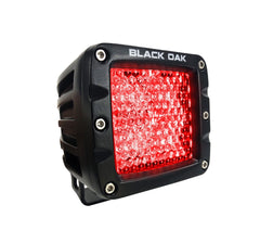 New - 2 Inch Red LED Diffused Predator Hunting Pod Light - Black Oak LED Pro Series 3.0