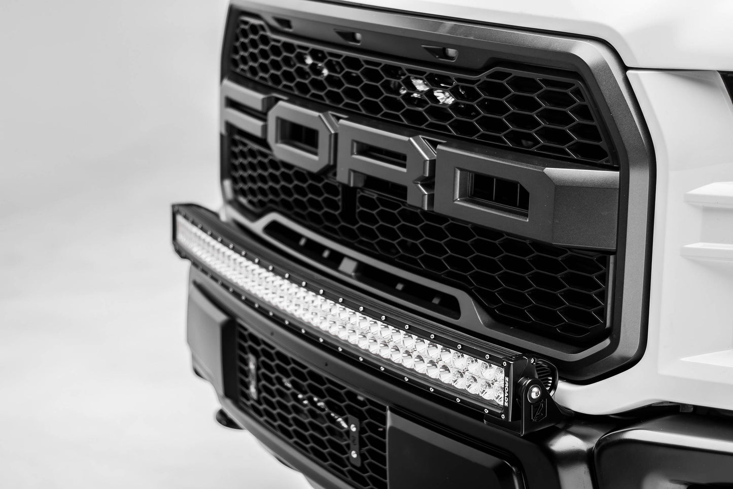 (17-20) Ford F150 Raptor - 40" Double Row Curved Bumper Mount Kit