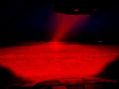 New - 10 Inch Red LED Predator Hunting LED Light Bar - Combo Optics - Black Oak LED Pro Series 3.0