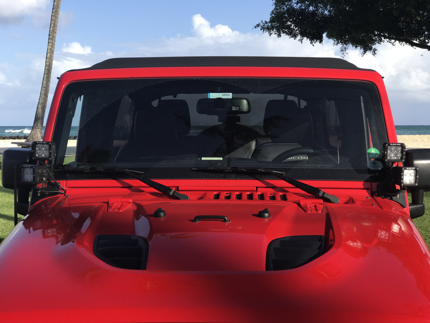 (07-17) Jeep JK Wrangler - Lower Windshield Kit - 4 Pods