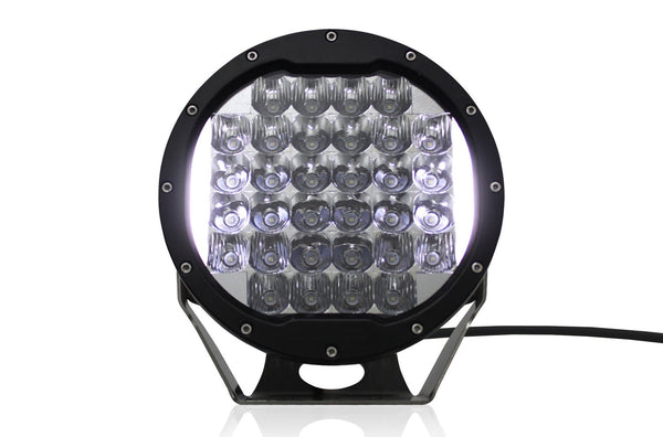 New - 7 inch Round Series LED Light - Black Oak LED Pro Series 3.0
