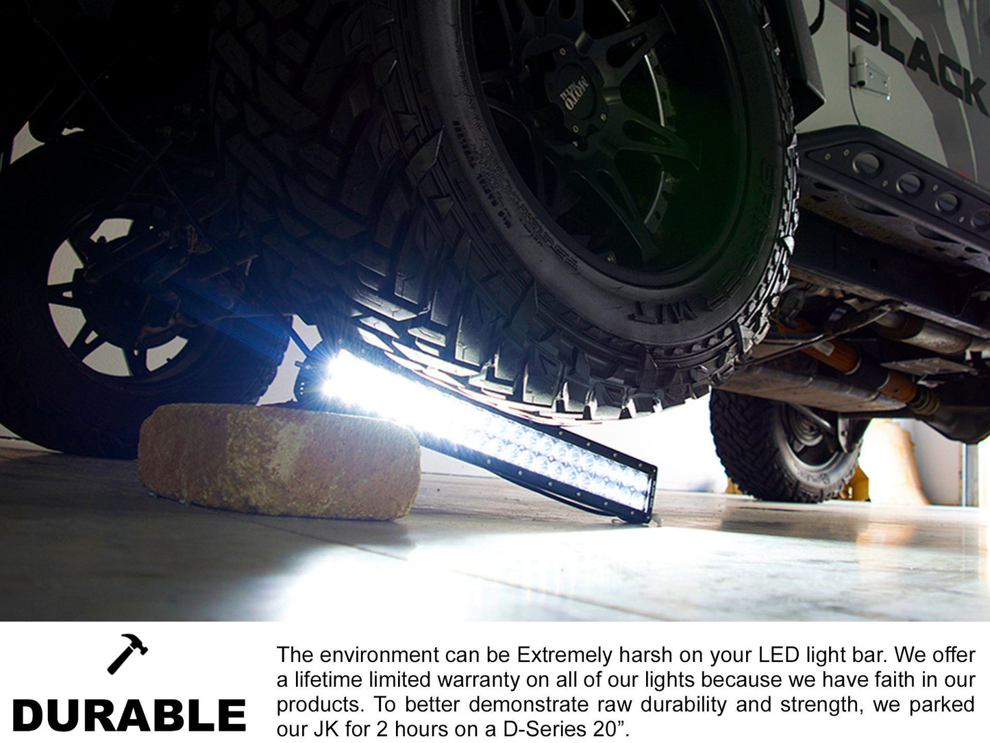 Single - New - 6 Inch S-Series, Single Row Stealth LED Light Bar With Spot, Flood, Or Combo Optics