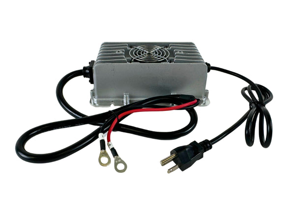A Black Oak Lithium battery charger, the charging side of a higher-capacity lithium power system.