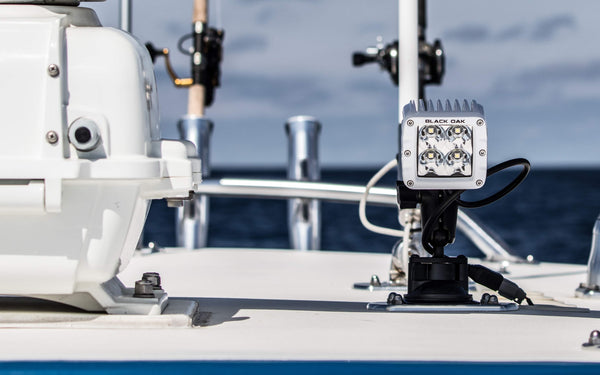 Announcement for the Black Oak LED GoPod clamp-on spot light giveaway run in October 2022.