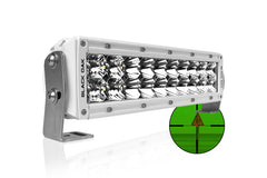 New - 10 Inch 850nm Infrared IR Marine LED Double Row Light Bar - Black Oak LED Pro Series 3.0