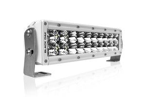 10 Inch Double Row Marine LED Light Bar – Pro Series 3.0 | Spot, Flood, or Combo (60W / 100W)