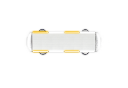 20 Inch Mini Emergency Light Bar - TIR Optics