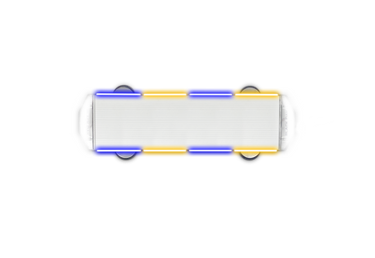 20 Inch Mini Emergency Light Bar - TIR Optics