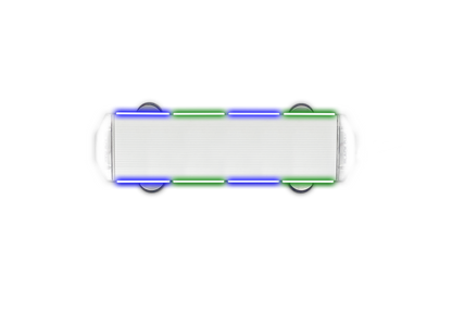 20 Inch Mini Emergency Light Bar - TIR Optics