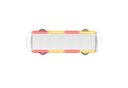 20 Inch Mini Emergency Light Bar - TIR Optics