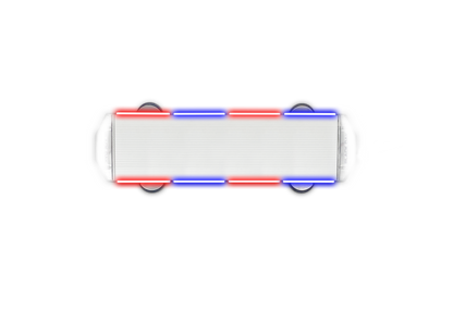 20 Inch Mini Emergency Light Bar - TIR Optics