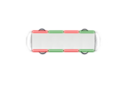 20 Inch Mini Emergency Light Bar - TIR Optics