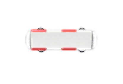 20 Inch Mini Emergency Light Bar - TIR Optics