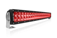 New - 30 Inch Curved Red LED Predator Hunting LED Light Bar - Combo Optics - Black Oak LED Pro Series 3.0