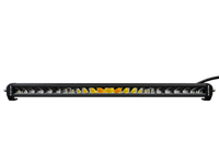NEW - 30 Inch Slim Dual Color LED Light Bar | White & Yellow (450W)