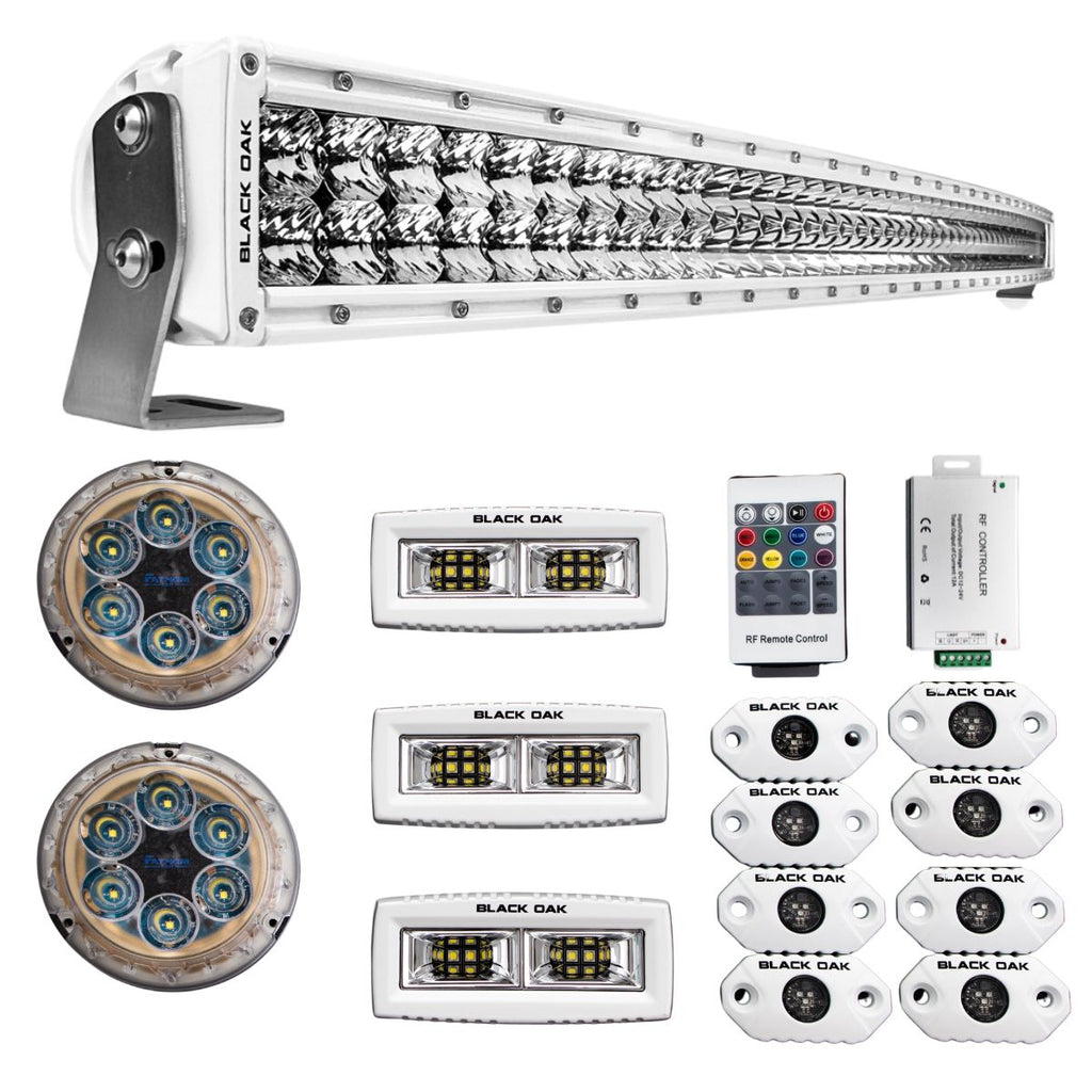 37 Foot Larger Boat LED Lighting Kit Center Console Boat Sportfish Yacht