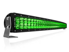 New - 40 Inch Curved Green LED Hog Hunting LED Light Bar - Combo Optics - Black Oak LED Pro Series 3.0