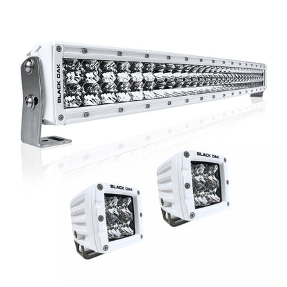 40" Marine LED Light Bar Kit - 30" & 2" Flood Pods - Black Oak LED Pro Series 3.0