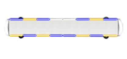 40 Inch Emergency Light Bar - TIR Optics