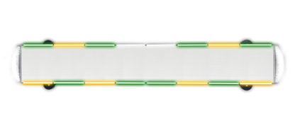40 Inch Emergency Light Bar - TIR Optics