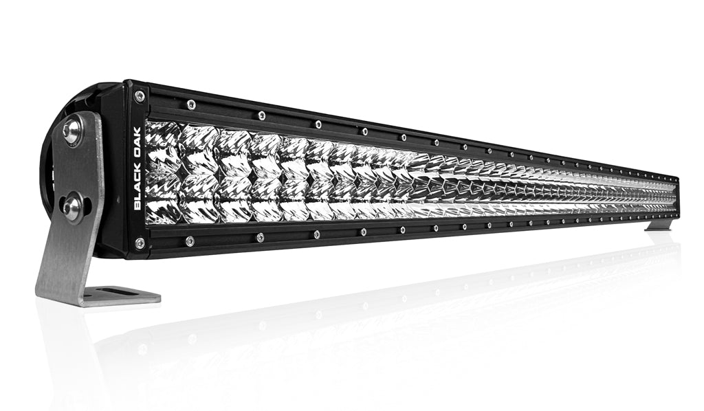 New - 50 Inch Double Row: Black Oak LED Pro Series 3.0 Dual Row LED Light  Bar - Combo, Flood, or Spot Optics (300w/500w) - Black Oak LED