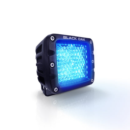 NEW - 2 Inch Blue Pod Light - Flood/Diffused Beam - Pro Series 3.0 (12W)