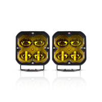 NEW - DTR Series Street Legal SAE LED Pod Lights (Pair) - Fog & Driving Beam | 20 Watt