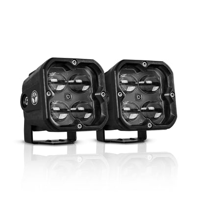 New - DTR Series Street Legal SAE LED Pod Lights (Pair) - Fog & Driving Beam | 20 Watt New - DTR Series Street Legal SAE LED Pod Lights (Pair) - Fog & Driving Beam | 20 Watt