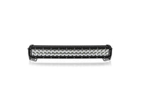 20 Inch Curved Double Row: Black Oak LED Pro Series 2.0 Dual Row LED Light Bar Front View