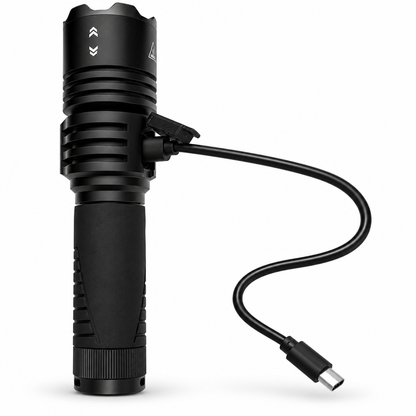 GX6 Rechargeable LED Flashlight | 800 Lumens | Zoomable