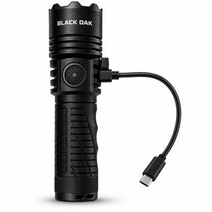 GX8 Rechargeable LED Flashlight | 1,500 Lumens | Zoomable