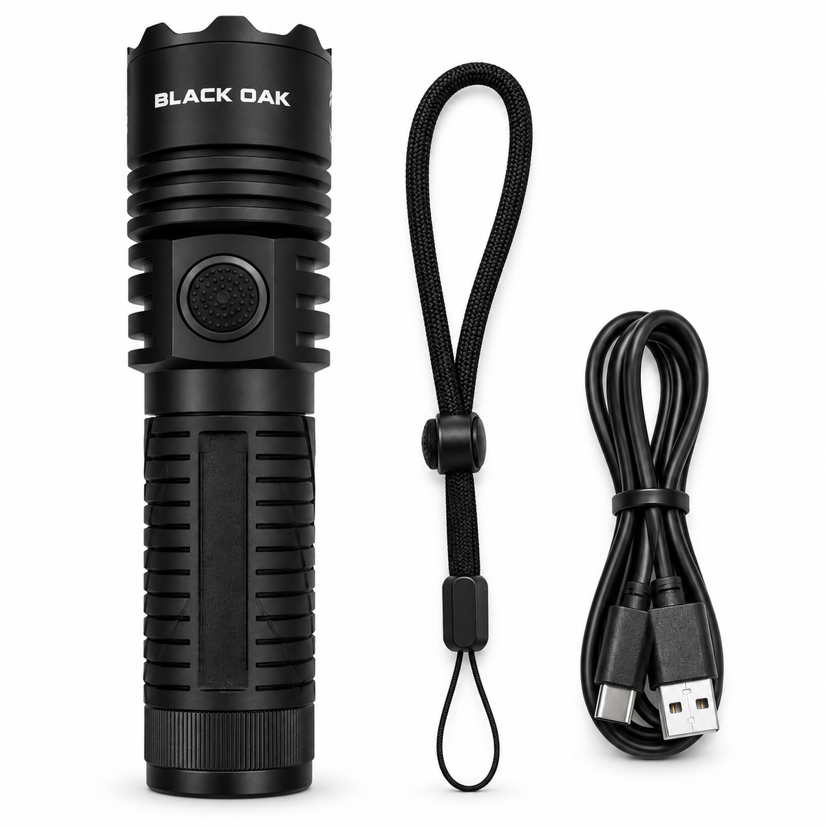 GX8 Rechargeable LED Flashlight | 1,500 Lumens | Zoomable