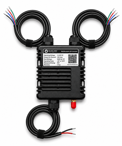 NEW - Waterproof RGB Bluetooth LED Controller | 12–24V IP67