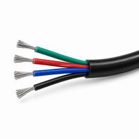 RGB Wire - Insulated 22 AWG Tinned Copper (Sold By Foot)