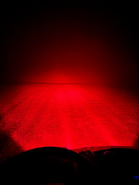 10 Inch Red Predator Hunting LED Light Bar – Double Row | Combo Optics | Pro Series 3.0 (60W)