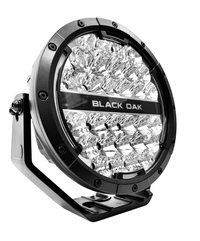 NEW - 9 Inch Round Series LED Pair - With Amber & White Halo - 150W