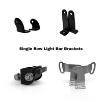 Single Row Light Bar - Mounting Brackets