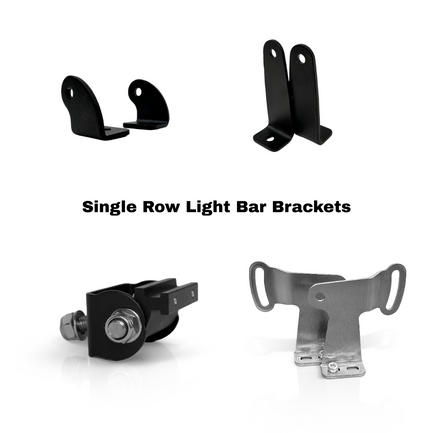Single Row Light Bar - Mounting Brackets