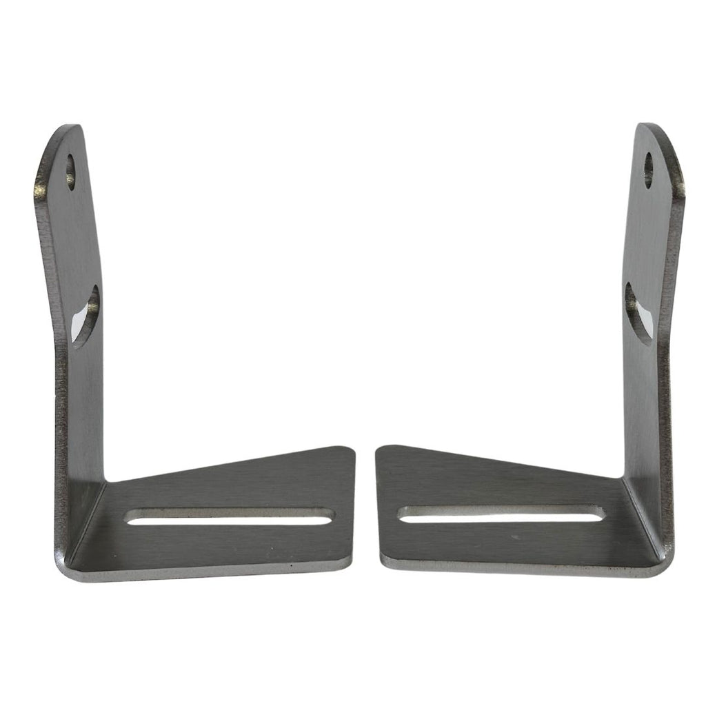 New - Slotted Adjustable Bracket (Stainless Steel) - Black Oak LED