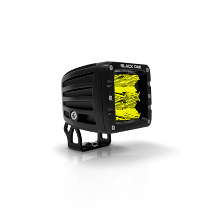 2 Inch Yellow LED Fog Light | Flood or Spot Optics | Pro Series 3.0 (40W)